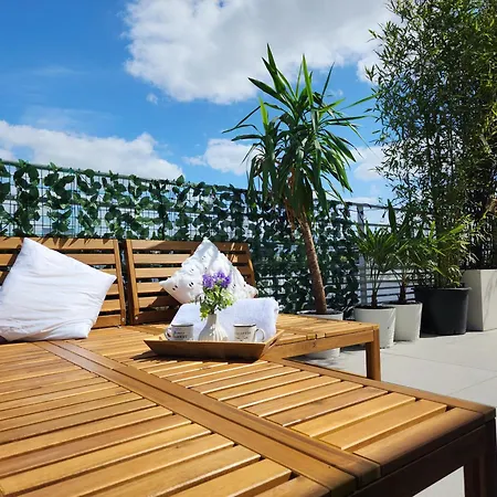 Penthouse 166 M2- Terrasse & Parking - Paris Sud - Orly - Parc Expo 아파트