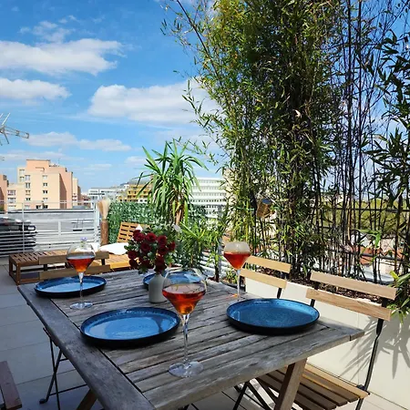 Penthouse 166 M2- Terrasse & Parking - Paris Sud - Orly - Parc Expo Apartment *